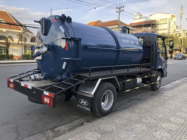 Xe hút bể phốt Vĩnh Phúc