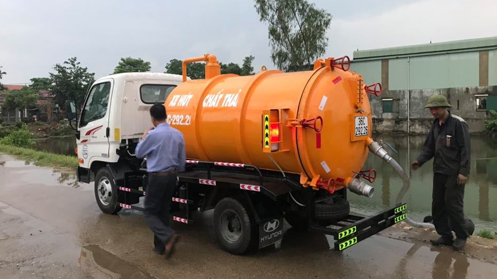 Xe hút bể phốt tại Vĩnh Phúc