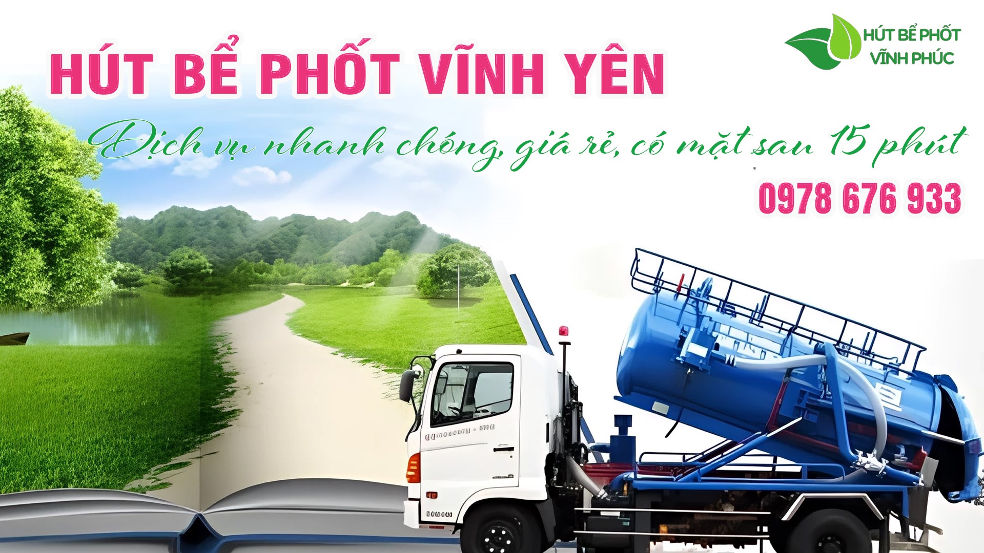 Hút bể phốt Vĩnh Phúc