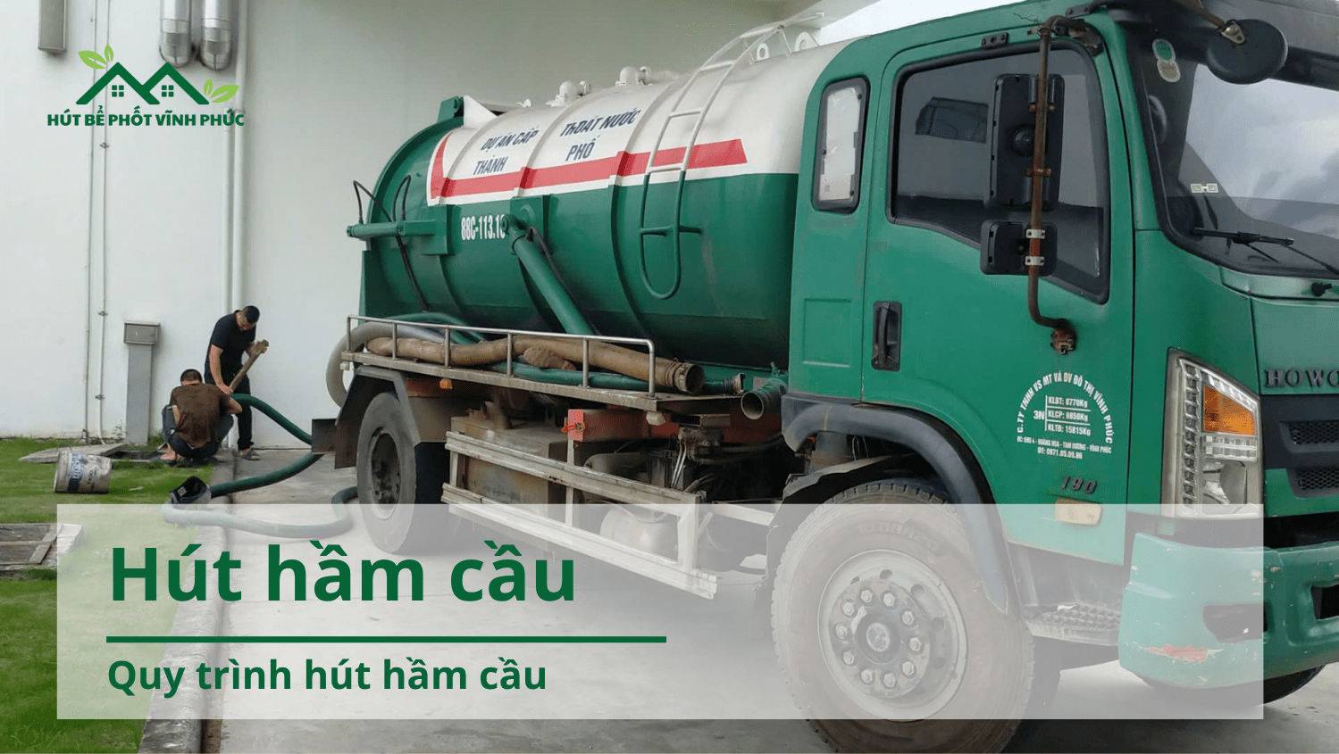 Quy trình hút hầm cầu