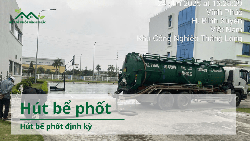 Hút bể phốt định kỳ