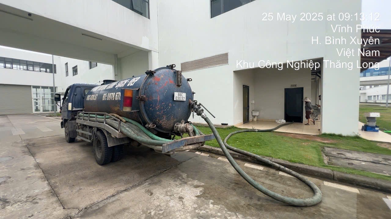 Hút bể phốt không đục phá