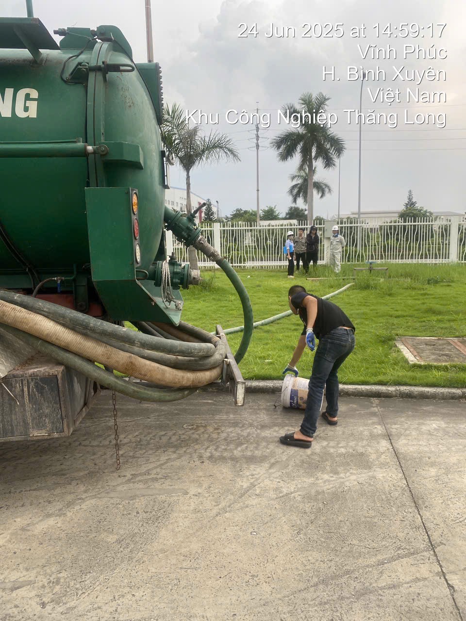 Quy trình hút hầm cầu tại Sông Lô chuyên nghiệp