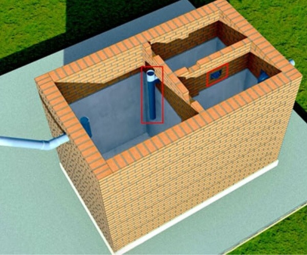Cấu trúc bể phốt phổ biến tại Tam Dương