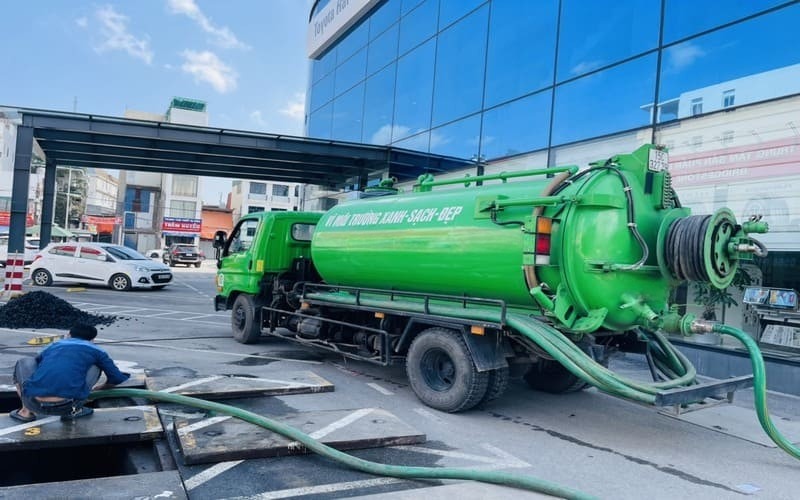 Công nghệ hút hầm cầu áp dụng cho khu công nghiệp